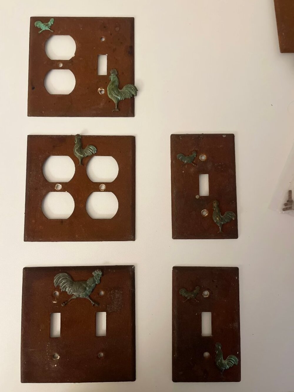 Textured Rust Finish Switch/Outlet Covers - Lot of 37 Covers!